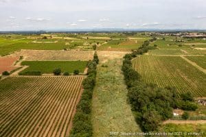 Fontanilles Et Brougidoux, En Amont De La Confluence, Vue Vers Pomérols